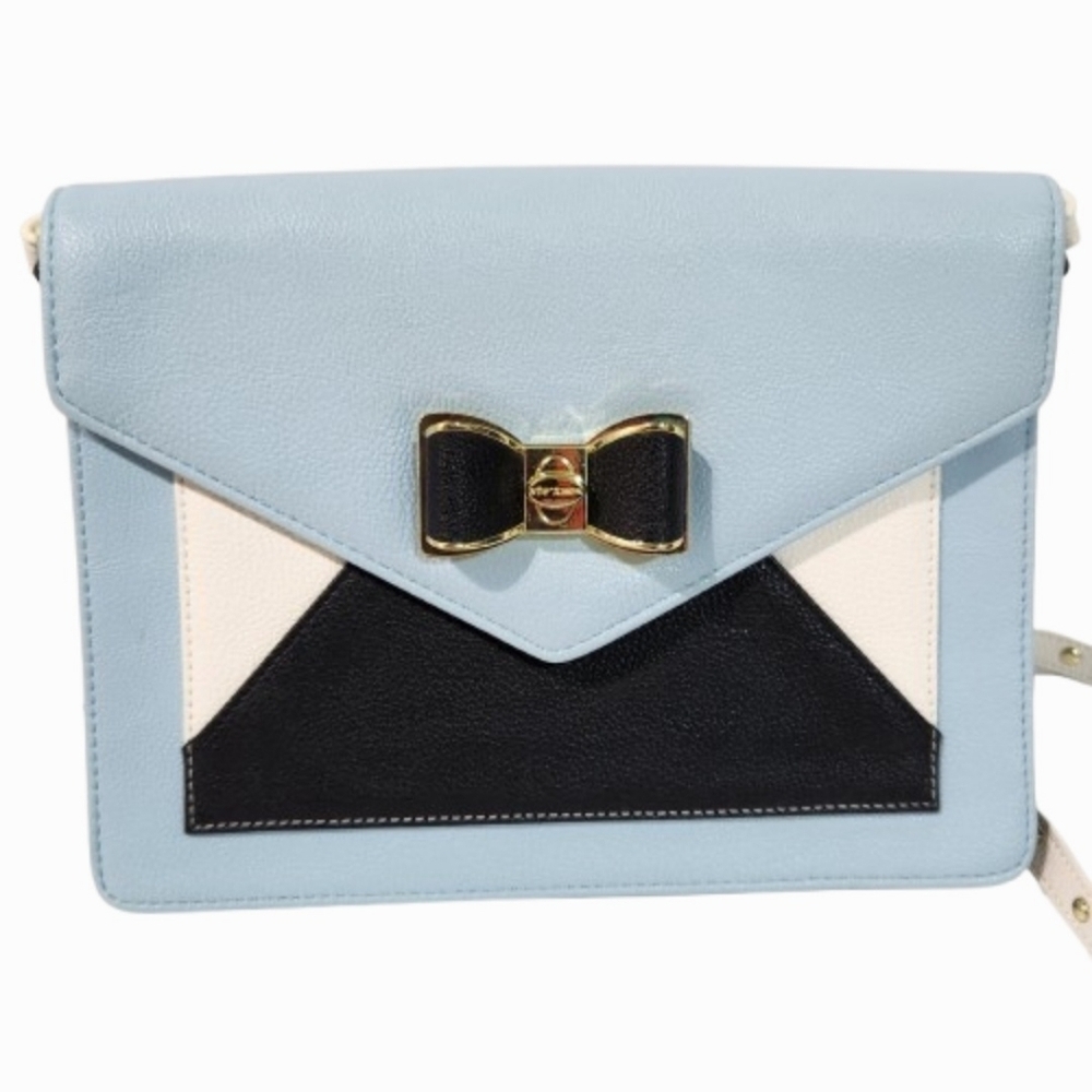 Betsey Johnson Crossbody Evening Shoulder Bag Bow Envelope Purse